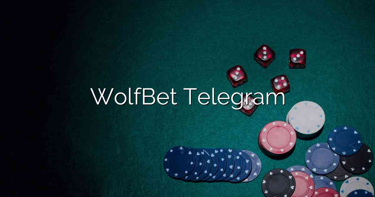 WolfBet Telegram